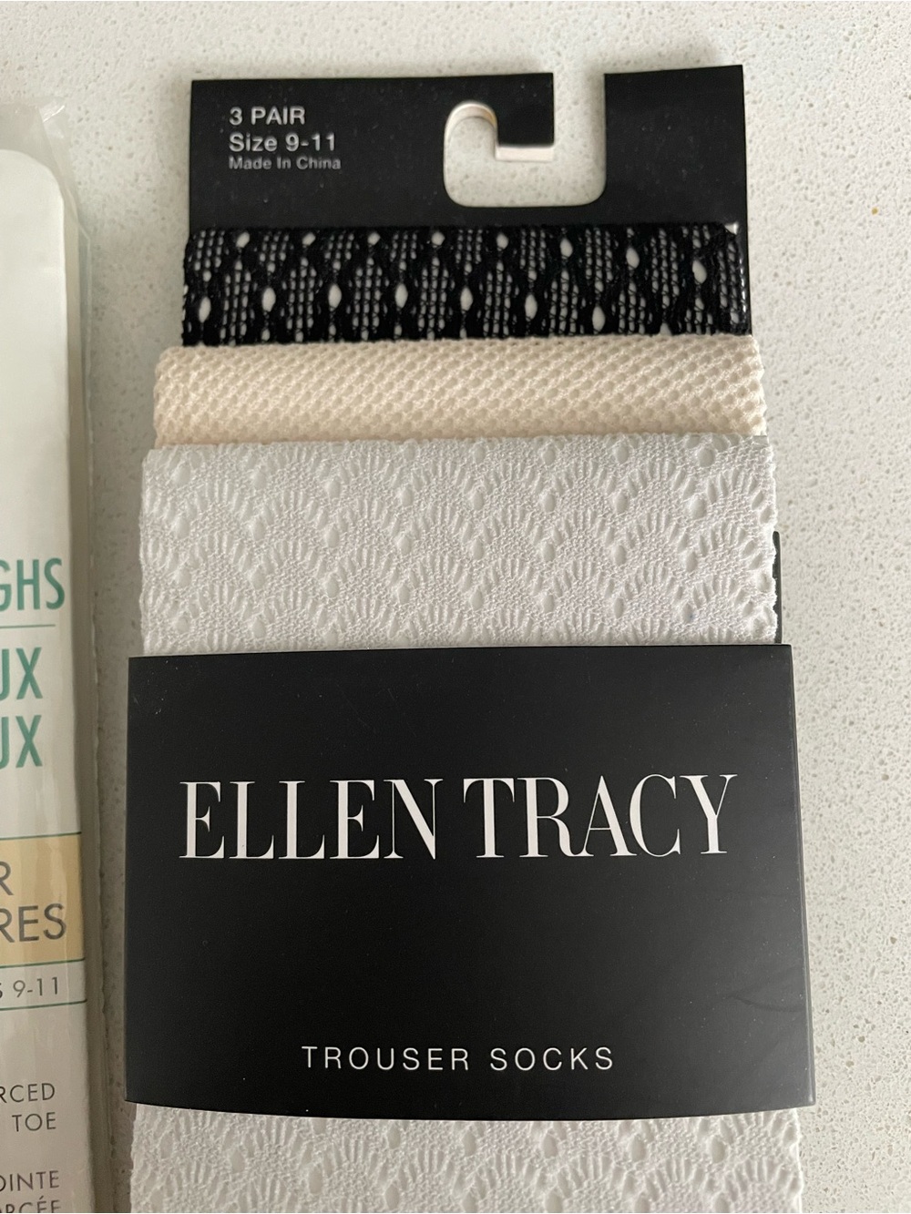 Ellen Tracy 3-Pack Trouser Socks + Secret Neutral Knee Highs 2-Pack - Picture 2 of 6